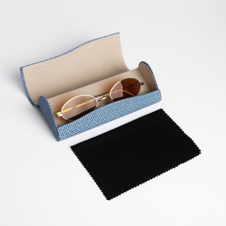 Case for glasses on the cracker, the color is blue-4