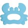 A set of silicone teethers “for the baby”, with a rattle, 3 pcs., I crush me