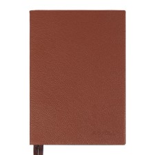 The diary is low, the A6+format, 116 sheets, a cage, brown light, tint.  cut