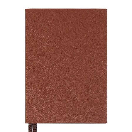 The diary is low, the A6+format, 116 sheets, a cage, brown light, tint. cut