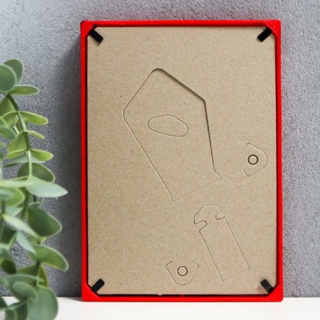 Photo frame plastic L-3 10x15 cm, red-1