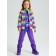 Set for girls: sweatshirt, trousers, height 104 cm