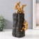 Souvenir Polystone "Mountains choose strong" gold 13x8x28 cm