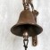 Souvenir metal bell "Bird on a branch" 24x12x7.5 cm