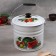 Bucket, 10 liters, with a lid, a mix neckline, white color