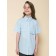 Blouse for girls, height 140 cm, blue color