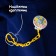 Holder for the nipple - dummy "our miracle", on the chain