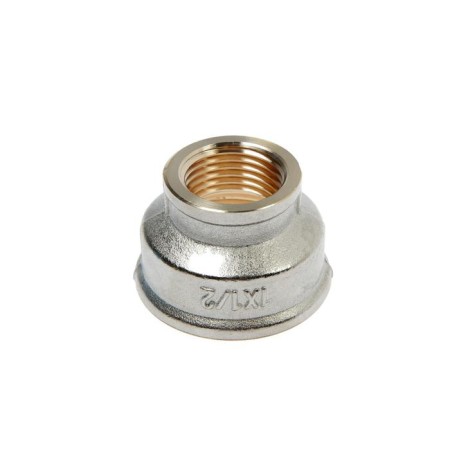 Transitional coupling "CTM", 1 "x 1/2", internal thread, nickelly brass-1