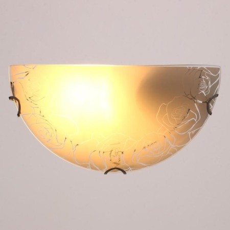 Lamp "Rose" Mollir., 1x60W E27, chrome, d = 30 cm, h = 5.5 cm-1