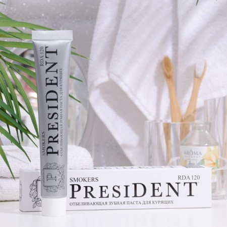 President Smokers, 120 RDA, 75 ml toothpaste