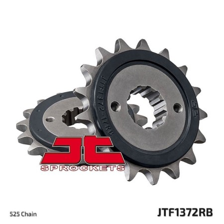 Leading star JT SPROCKETS 1372.17RB, chain 525, 17 teeth