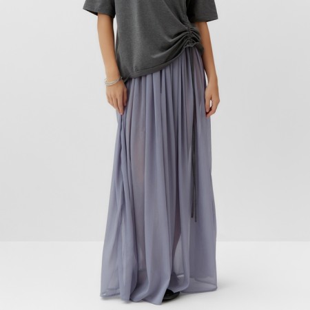 Women's skirt Minaku: Casual Collection Color Gray-Great, Rr. 42