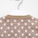 Combineson for children, beige color/peas, height 74 cm