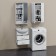 Santa Tumba "Verona-50" 2 boxes, suspended with the sink "Coos 50"