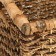 Wicker basket, 52x42x35 cm, reeds, seaweed