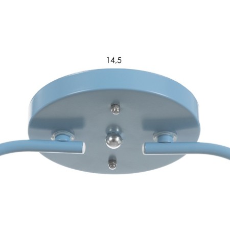 Causte "Online" (Tsil.) 2x15W E27 Model: BR 00277 Blue 50x15x15cm-4