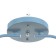 Causte "Online" (Tsil.) 2x15W E27 Model: BR 00277 Blue 50x15x15cm