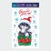 Vinyl stickers on the windows of the "Magic Holiday", reusable, 20 x 34.5 cm, New Year