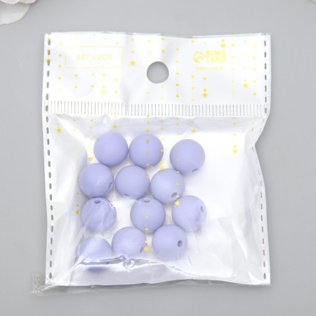 Busina silicone "Round" lilac-blue d = 1.2 cm-2