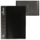 Folder with 10 A4, 500 μm inserts, calligrata, spine pocket, black