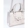 Female bag, 20*8*14, lightning departure, belt lengths, white