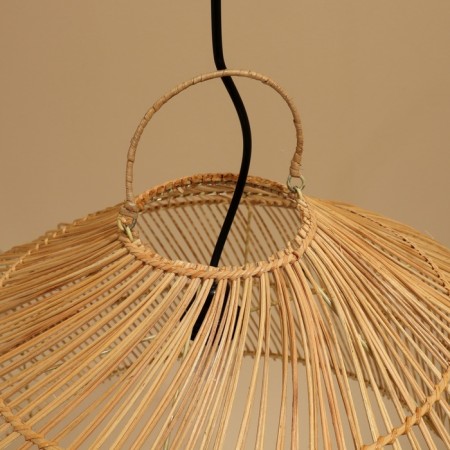 Ceiling Lamp from Rotan "Franz" 1x120W, E27, 60x60x60 cm-3