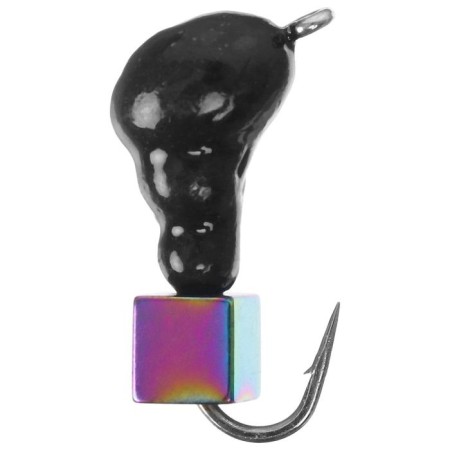 Mormyshka Impaid "Yaman" ants with an ear, weight 0.8 g, cube chameleon (apple. 5 pcs.)