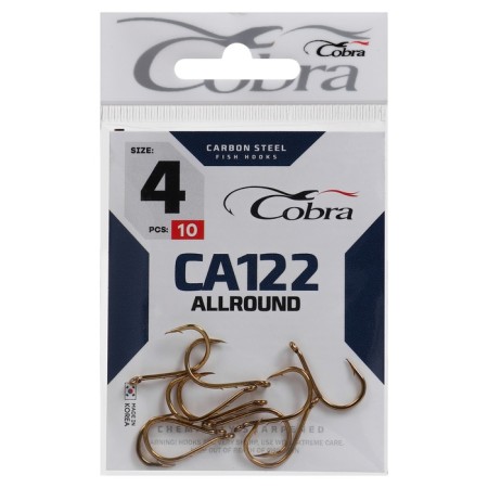 Cobra Allround hooks, series CA122, No. 4, 10 pcs.