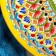 Largan Rishtan ceramics "Patterns", 32 cm, yellow