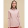 Jumper for girls, height 128 cm, powder color