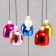 Wind Music Metal "from the evil eye with fringe" 5 bells 45x7.5x7.5 cm