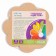 Wooden puzzle for children "Flower", we study the colors