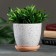 Flower pot "cone" gray 1l