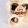 Soft toy "Bear" with heart, 30 cm, light color