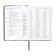 The diary is low, A5, 136 sheets, leatherette, Devente. Tropicana, solid cover, foil embossing, perforation, liesse, block 70%, dark green