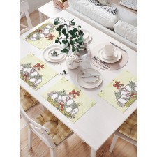 Set of napkins for setting the table 