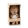 Soft toy "Hedgehog Kolyunchik" with a knot, 15 cm