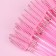 A set of brows for eyebrows and eyelashes, 9.5 cm, 50 pcs, pink color
