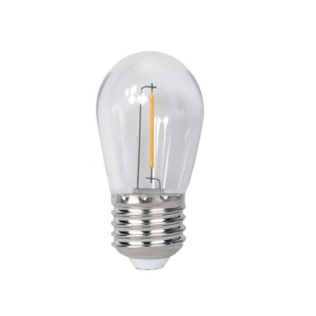LED LED Filament JAZZWAY, E27, 1 W, 80 lm, 2700 K, glow warm white