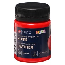 Acrylic paint on the skin 50 ml, ZHK Decola, Red, 26128331