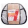 Support under the back of Skyway, anatomical, massage, polyester bamboo, black and beige