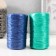 Gingerbread for manual knitting 100% polypropylene 200m/50g (set 2 pcs. Emerald, sapphire)