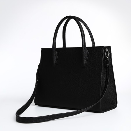 Female bag Textura, tout, average size, black color-2