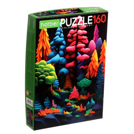 Puzzle "Plasticine Forest", 160 elements