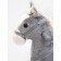 Horse Patal-rocking Amarobaby Prime, with wheels, 63x35x60 cm, gray color gray