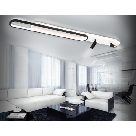 The lamp lamp is LED with the Ambrella Light, Linetech, FL5111, LED, 92 W, 6900LUM, 3000-6400K, Black, Black-2