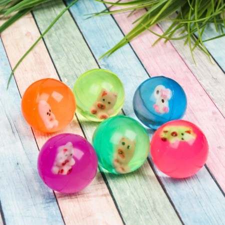 Rubber ball "toy", 3.2 cm, mix color-1