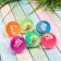 Rubber ball "toy", 3.2 cm, mix color