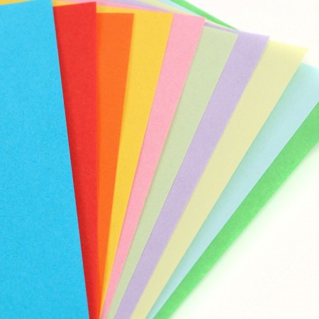 Colored paper for origami, 15x15 cm, 100 sheets, 10 colors, non -nominal, bilateral, in a package, 80 g/m², Smeshariki-6