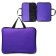 Folder with handles Textile A4, 360 x 270 x 20 mm, "Office" 1Sh421, inner pocket, purple